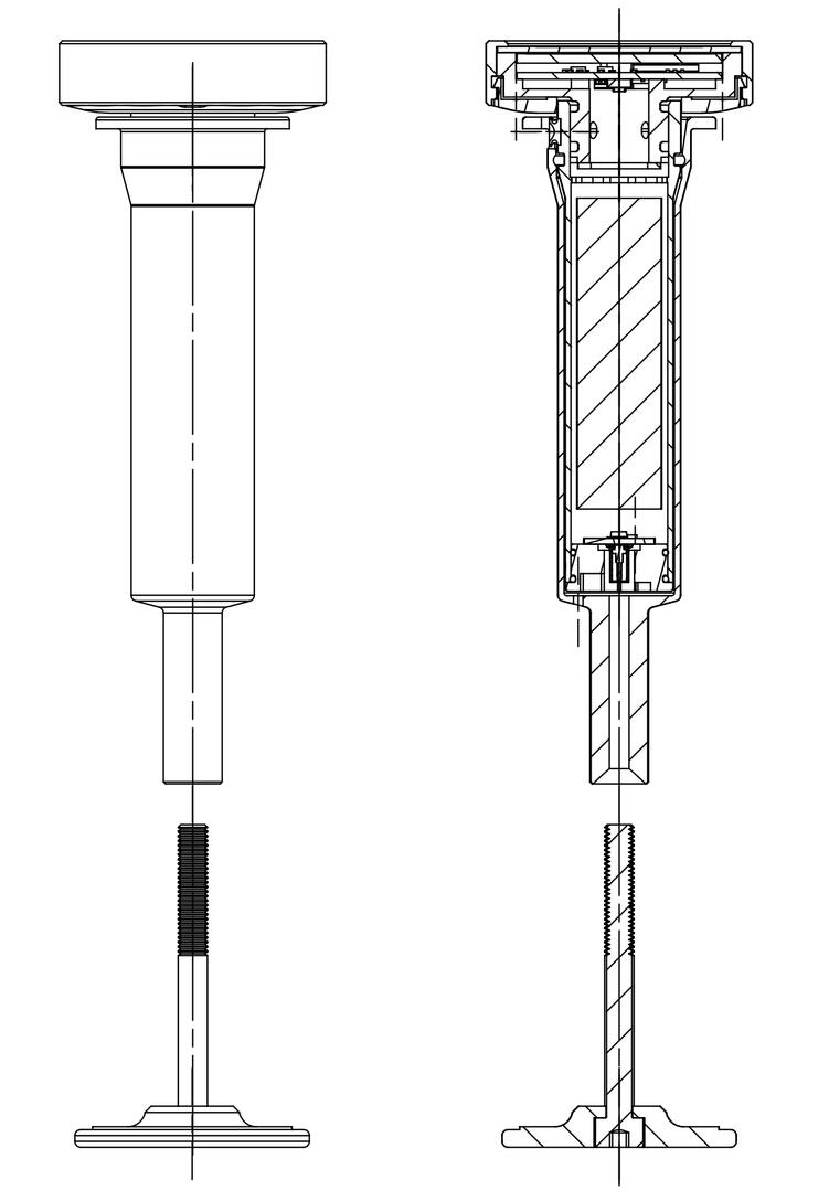 Cross section CoreCap